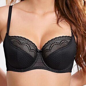Cleo Hettie balconette bra in black (28G 🇬🇧 | 28I 🇺🇸)
